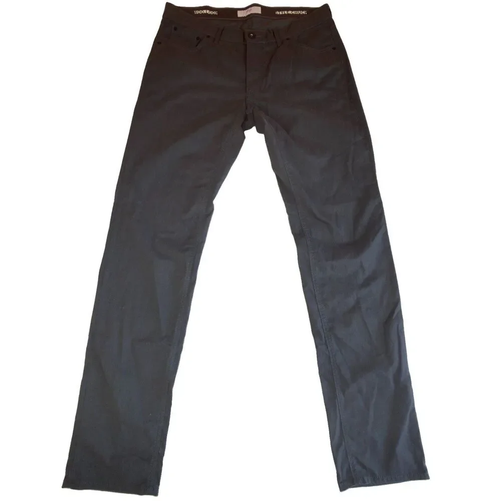 Brax Chuck Pants Stretch Mens 36W 34L Black Chino Straight Woo, Look